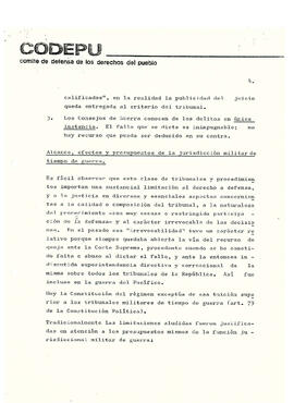 Tribunales y procesos militares de tiempo de guerra en Chile (4)