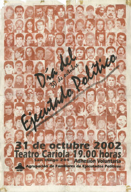 Día del ejecutado político. 30 de octubre.