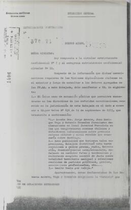 Estrictamente Confidencial Nº 370/31