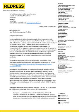 Carta a la Corte IDH informando sobre el fallecimiento del señor Carlos Minoletti (1)