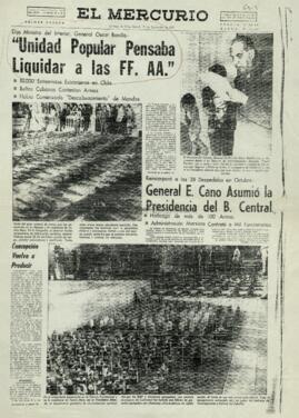 Unidad Popular pensaba liquidar a las FF.AA.