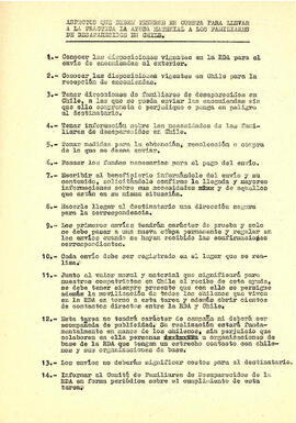 Disposiciones generales de la aduana y el correo de Chile e informaciones adicionales sobre el en...