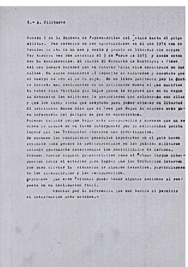 Tema: Tribunales y juicios militares. Informe especial de Alejandro Jiliberto. (5)