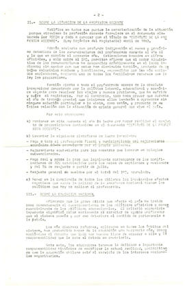Los educadores chilenos y la situación general del país (2)