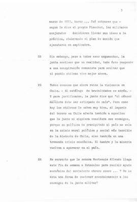 Intervju i Sveriges Radios spansksprákiga. Program den 19 september 1974- Pierre Schori. (3)