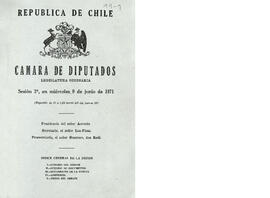 Intervención del diputado Andrés Aylwin Azócar en la Cámara de Diputados, el 9 de junio de 1971 (1)