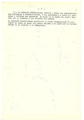 Documento final de la V sesión de la Comisión Internacional Investigadora de los Crímenes de la J...