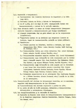 Regimen de terror en Chile y detenidos políticos desaparecidos (2)