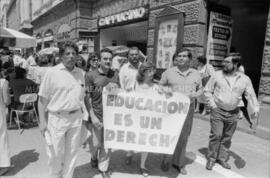 Manifestación en Plaza de Armas