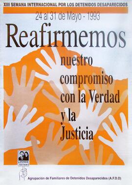 Reafirmemos nuestro compromiso con la verdad y la justicia