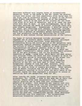 Memorandum on Americas Watch trip to chile: March 24-28 1987 (7)