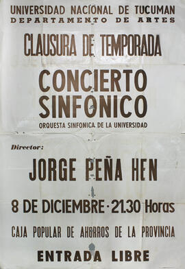 Concierto Sinfónico