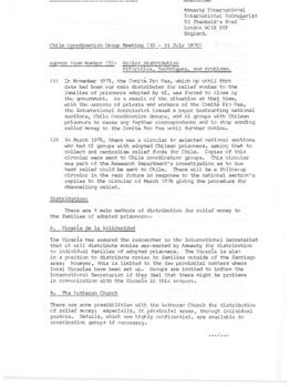 Minutes of Chile coordination group NS 157 (37)