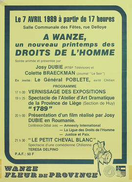 A wanze, un nouveau printemps des Droits de L'Homme