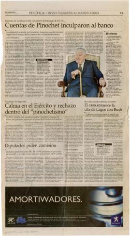 Investigación al Banco Riggs...