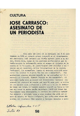 Artículo sobre el asesinato de José Carrasco (2)