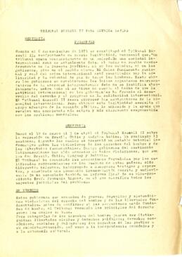 Sentencia Tribunal Rusell II para América Latina