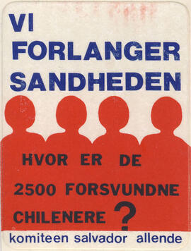 VI forlanger sandheden - VI forlanger sandheden.