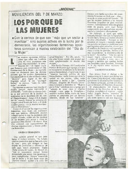 Los por qué de las Mujeres (1)