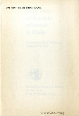 One year of the rule of terror in Chile (2)