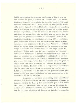 Estudio de ciertas cuestiones relativas a la situación de los Derechos Humanos en Chile (5)