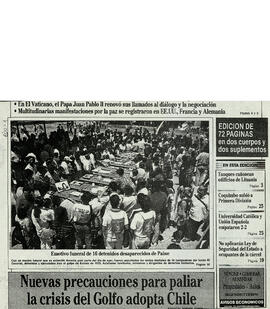 Emotivo funeral de 16 detenidos desaparecidos de Paine (1)