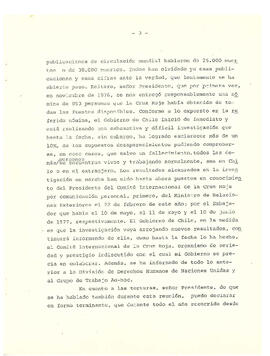 Estudio de ciertas cuestiones relativas a la situación de los Derechos Humanos en Chile (3)