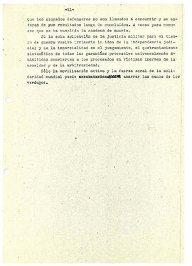 El carácter antijurídico de los procesos contra partidarios y simpatizantes del gobierno de la Un...