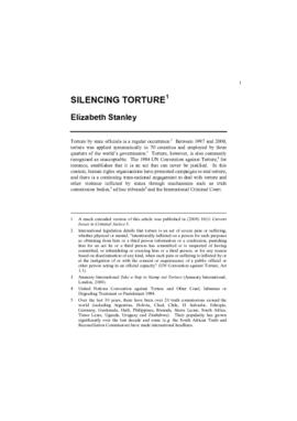 Silecing torture (1)