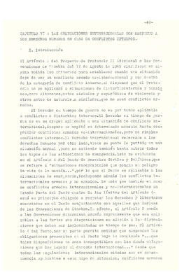 La protección de los derechos del hombre y el impacto de las situaciones de emergencia según el d...