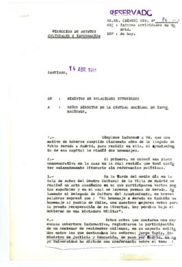 RR.EE. (DINEX) Res. N°76 - Dirección de Asuntos Culturales e Información