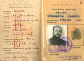 Pasaporte con “L” de Javier Ossandón Correa