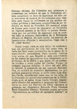 La Dina en Colombia. El terror extraterritorial del Estado chileno. (15)