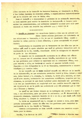 Informe sobre la reunión de la Subcomisión Jurídica de la Comisión Investigadora de los Crímenes ...