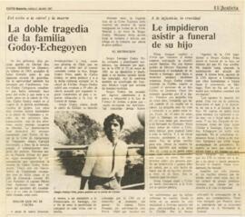 La doble tragedia de la familia Godoy- Echegoyen