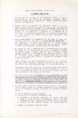 Nuestro drama se prolonga ya por demasiado...