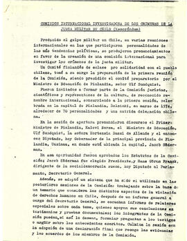 Comisión Internacional Investigadora de los Crímenes de la Junta Militar en Chile (Memorándum) (1)