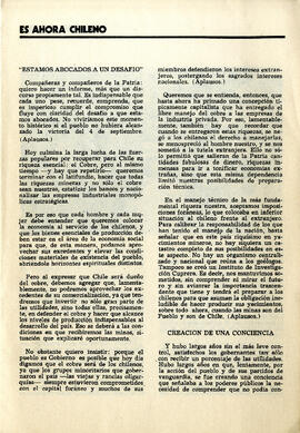 El cobre de Chile es ahora chileno: discurso del presidente Allende en el día de la dignidad naci...