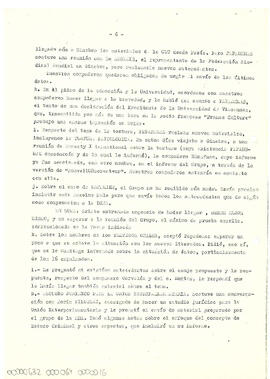 Relación sobre el viaje a Ginebra y perspectivas de trabajo con la Comisión de derechos humanos y...