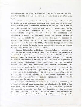 Informe acerca de los derechos humanos en Chile (2)
