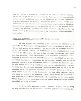 Psicología del miedo en las situaciones de represión política (24)