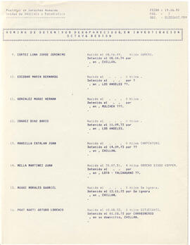 Nómina de detenidos desaparecidos octava región (2)
