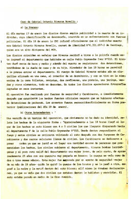 Chile Acusa. Cuaderno n°1 que el pueblo de Chile sigue contra el jefe supremo de la DINA-CNI Agus...