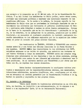 Análisis jurídico de los testimonios de Martín Sánchez, Carlos Arturo Briones y Darío César Villa...