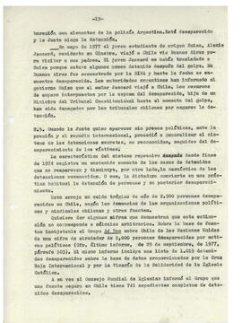 Régimen de terror en Chile y detenidos políticos desaparecidos. (19)