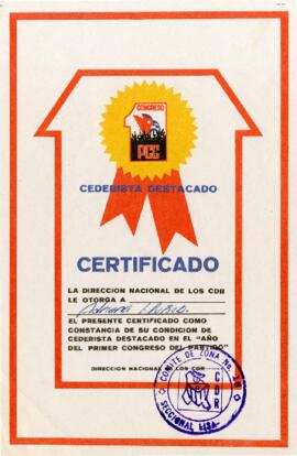 Certificado