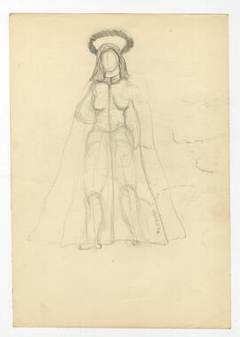 Boceto Virgen del Carmen