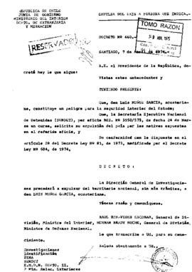 Decreto N° 460