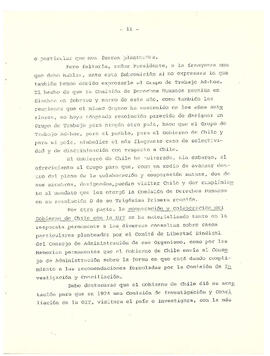 Estudio de ciertas cuestiones relativas a la situación de los Derechos Humanos en Chile (11)