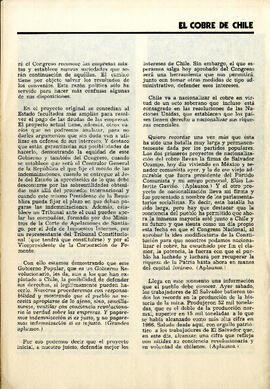 El cobre de Chile es ahora chileno: discurso del presidente Allende en el día de la dignidad naci...